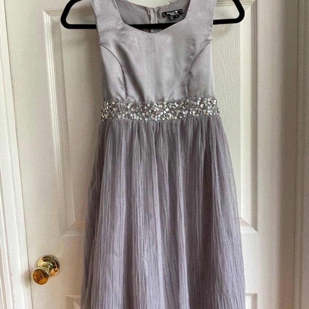 Sparkly Sequin Silver Dress